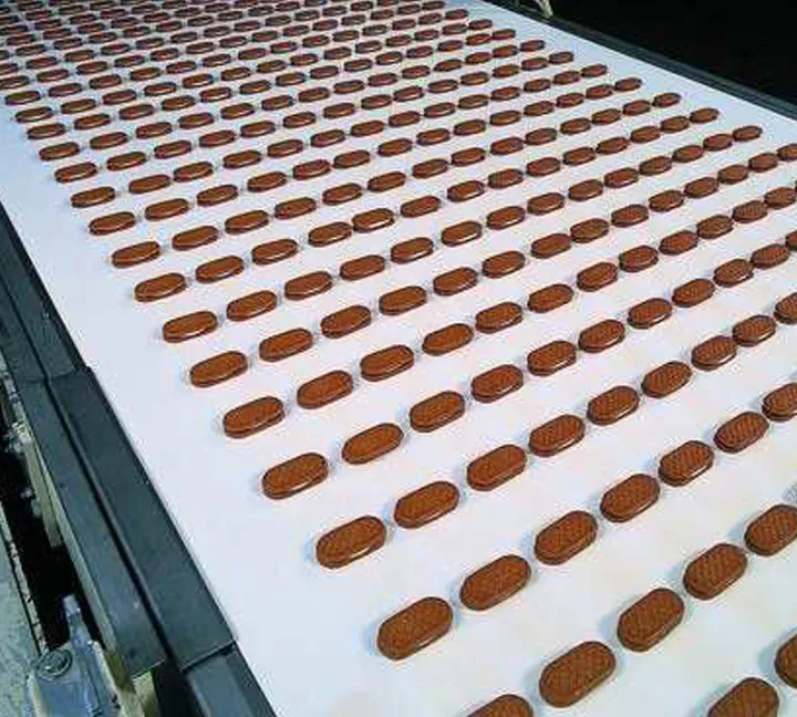 Banda de PVC blanca para producto alimenticio