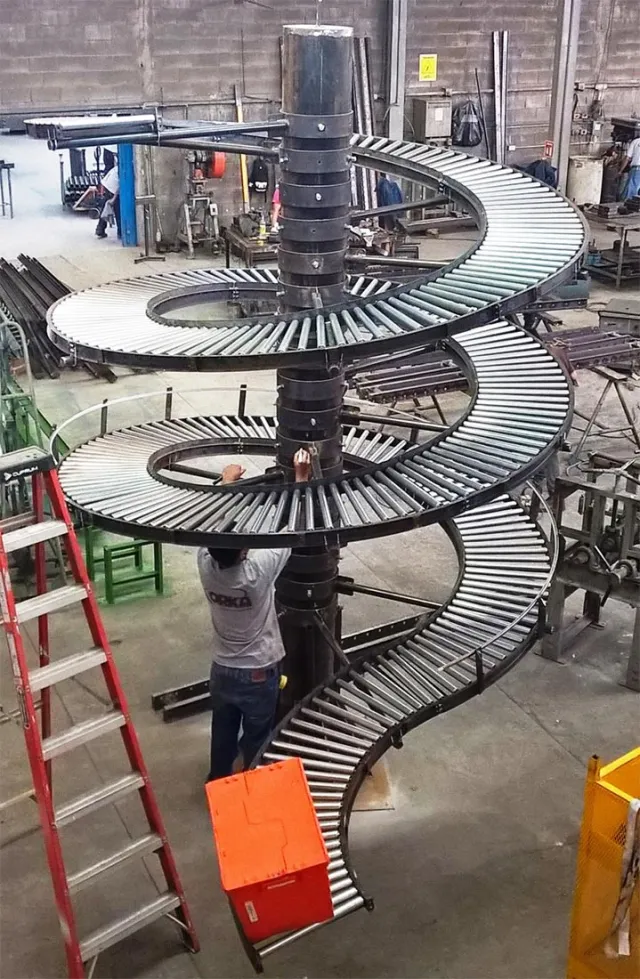 Transportador en espiral